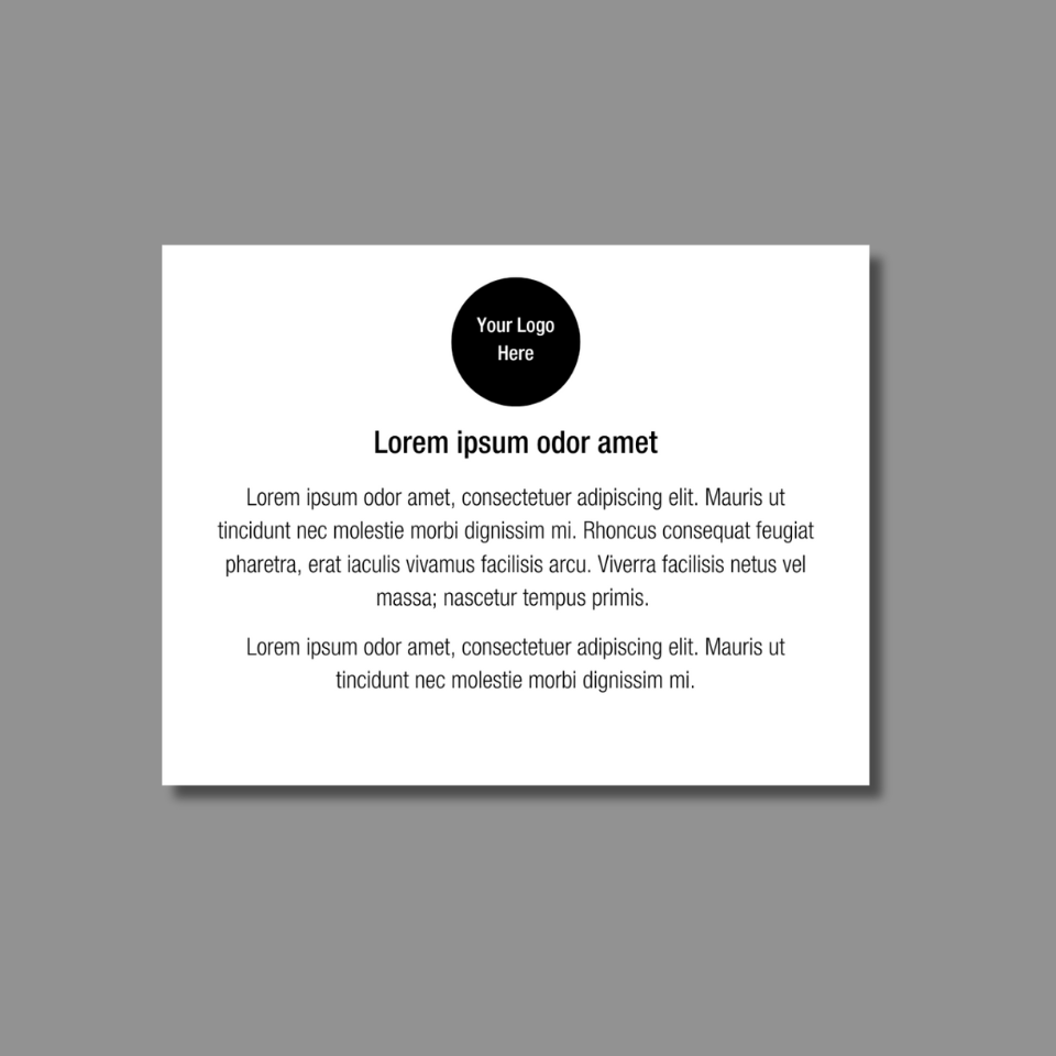 Custom Branded Note Card – The Papaya Exchange